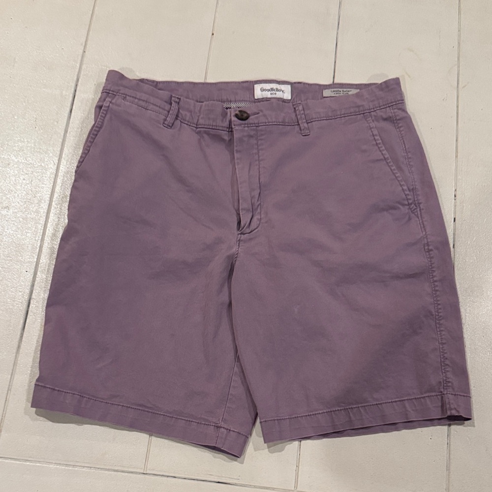Goodfellow & Co Men's Lavender Flat Front Shorts